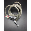 New type gray bike lock cable